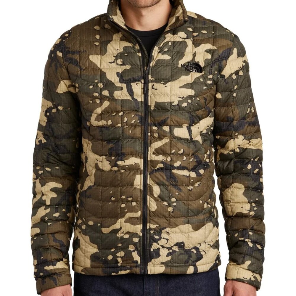 THE NORTH FACE MEN'S THERMOBALL JACKET TREKKER WoodChip camo